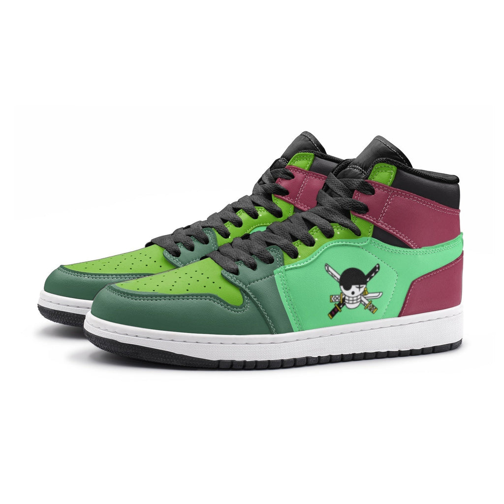 Morukai "Roronoa Zoro One Piece Mid 1 Basketball Shoes
