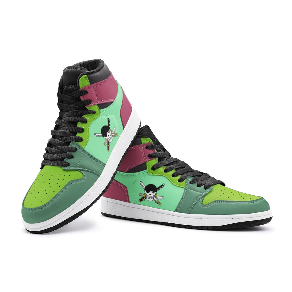 Morukai "Roronoa Zoro One Piece Mid 1 Basketball Shoes