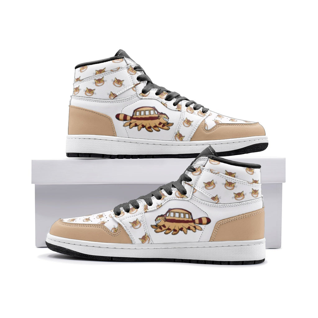 Morukai "Running Cat Bus My Neighbor Totoro Mid 1 Basketball Shoes