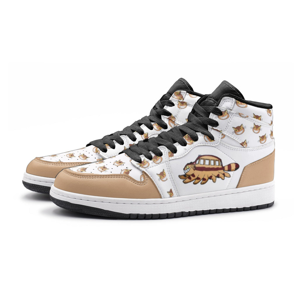 Morukai "Running Cat Bus My Neighbor Totoro Mid 1 Basketball Shoes