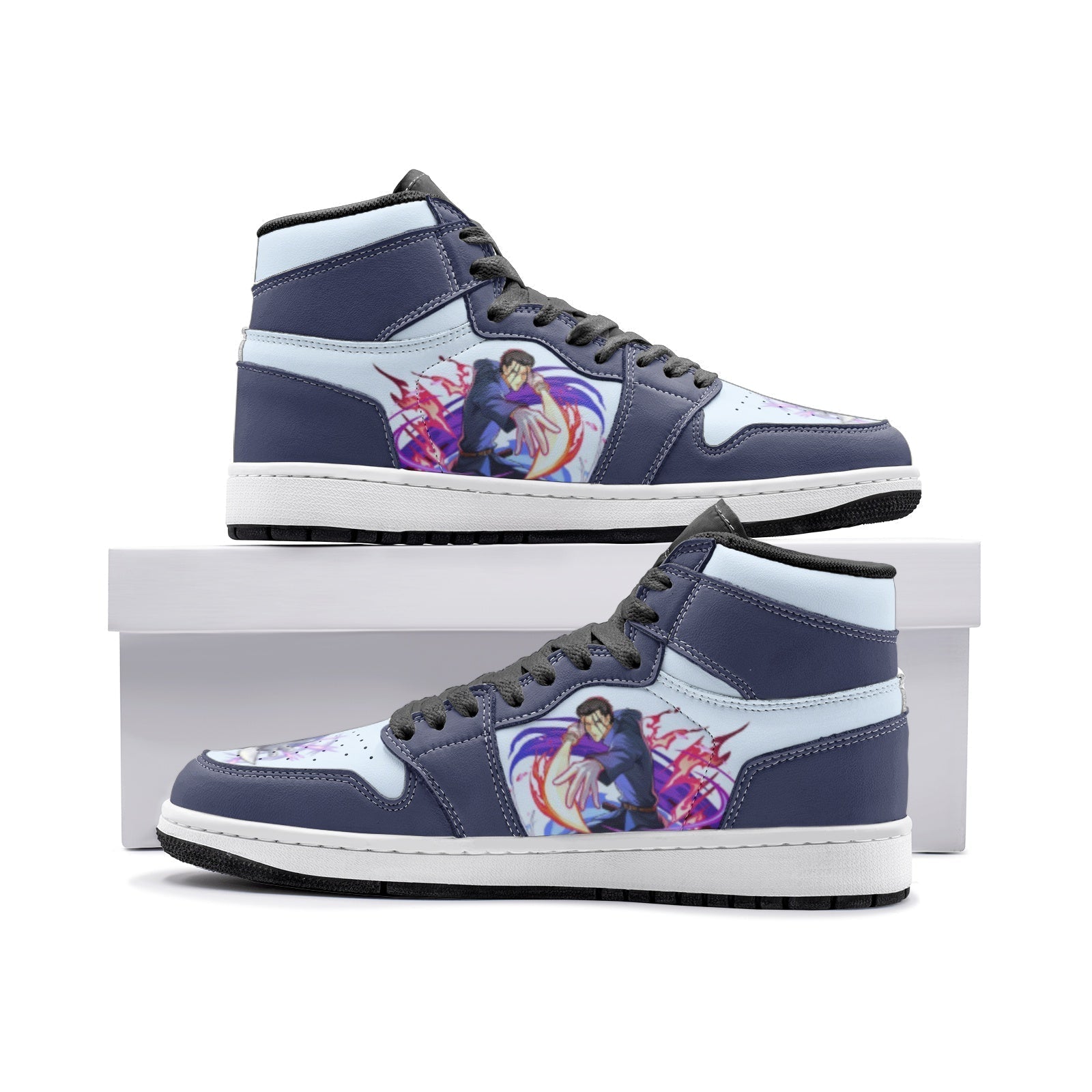 Morukai "Saito Hajime Rurouni Kenshin Mid 1 Basketball Shoes