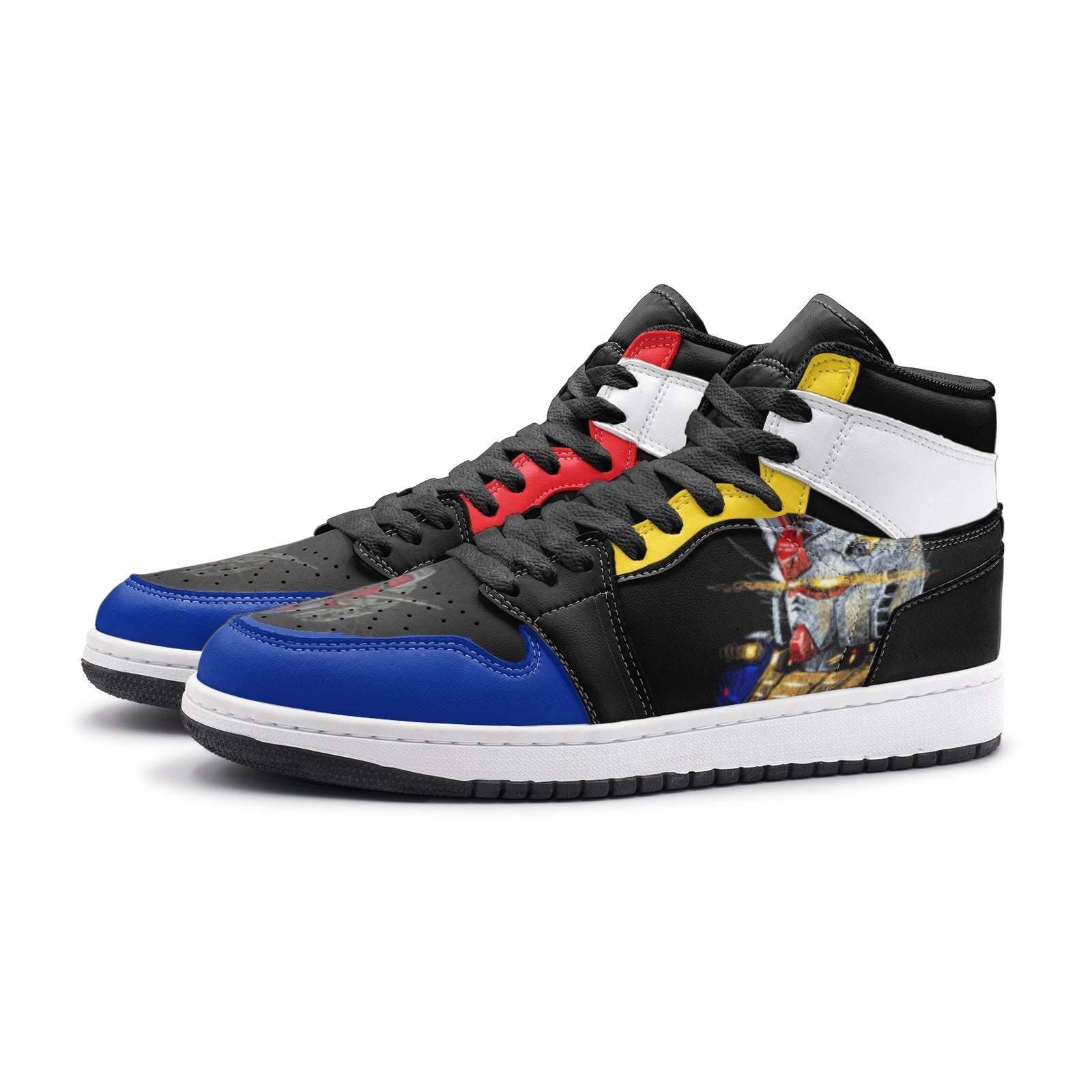 Morukai "Scribble RX-78 Gundam Mid 1 Basketball Shoes