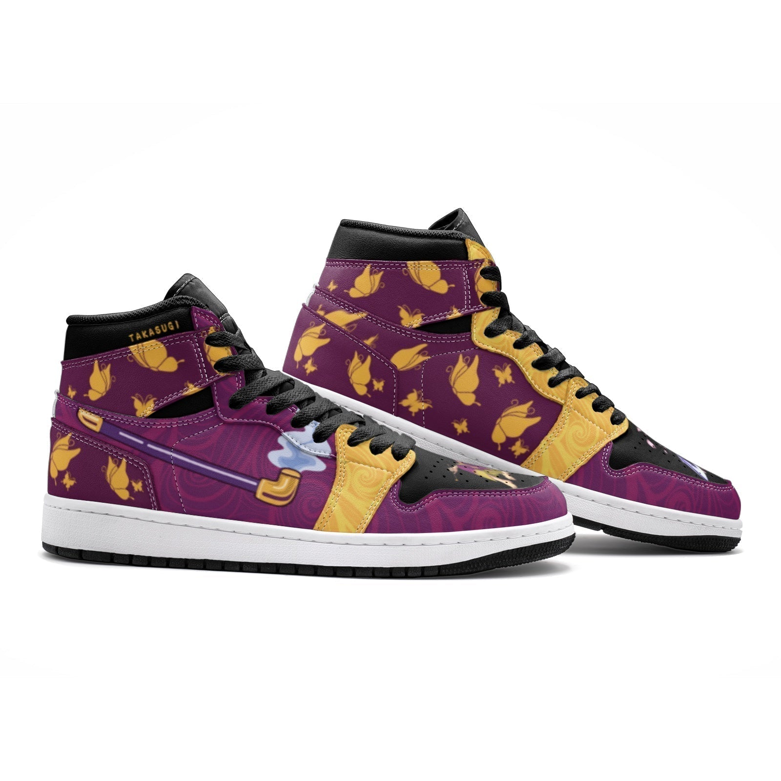 Morukai "Shinsuke Smoking Pipe Gintama Mid 1 Basketball Shoes