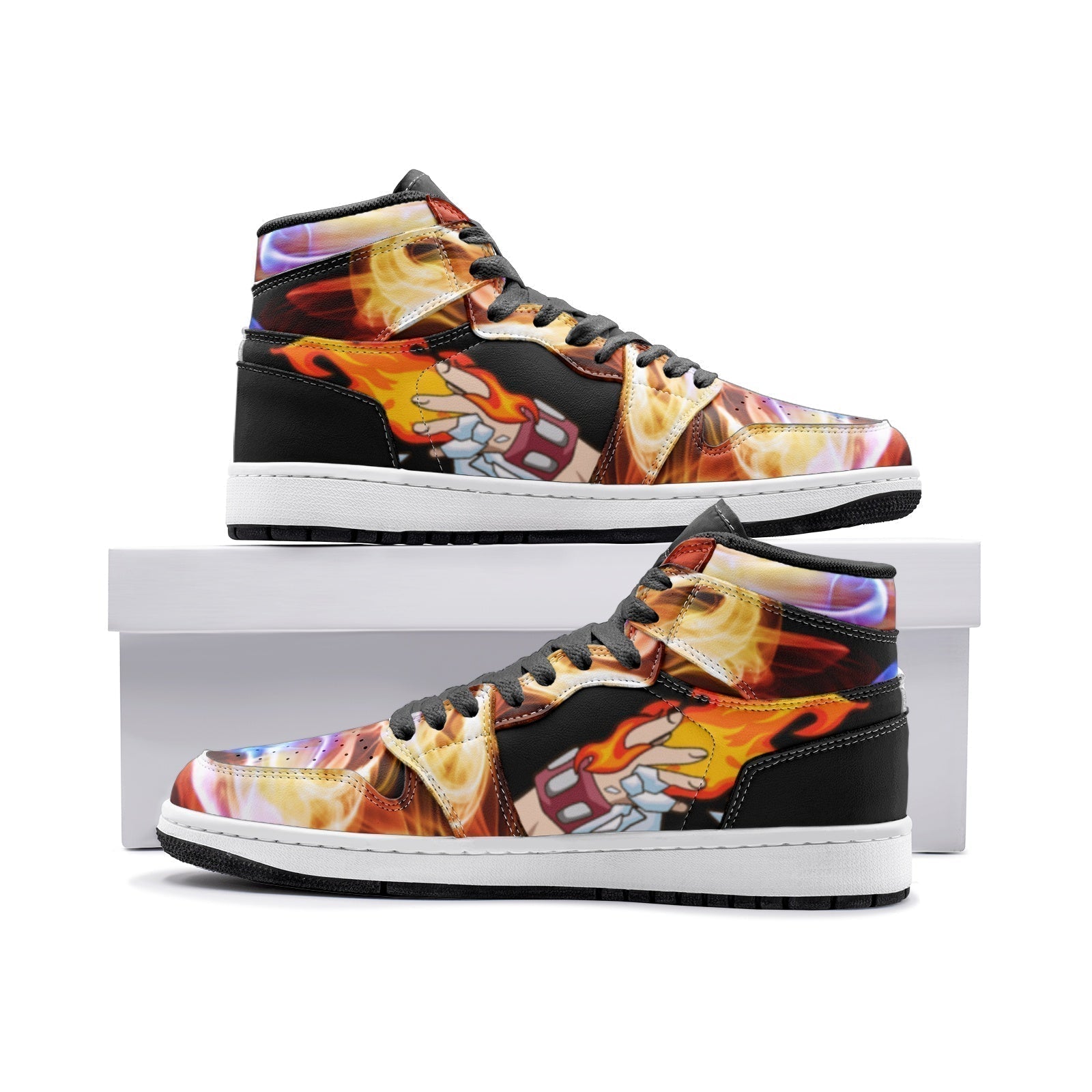 Morukai "Shoto Todoroki My Hero Academia Mid 1 Basketball Shoes