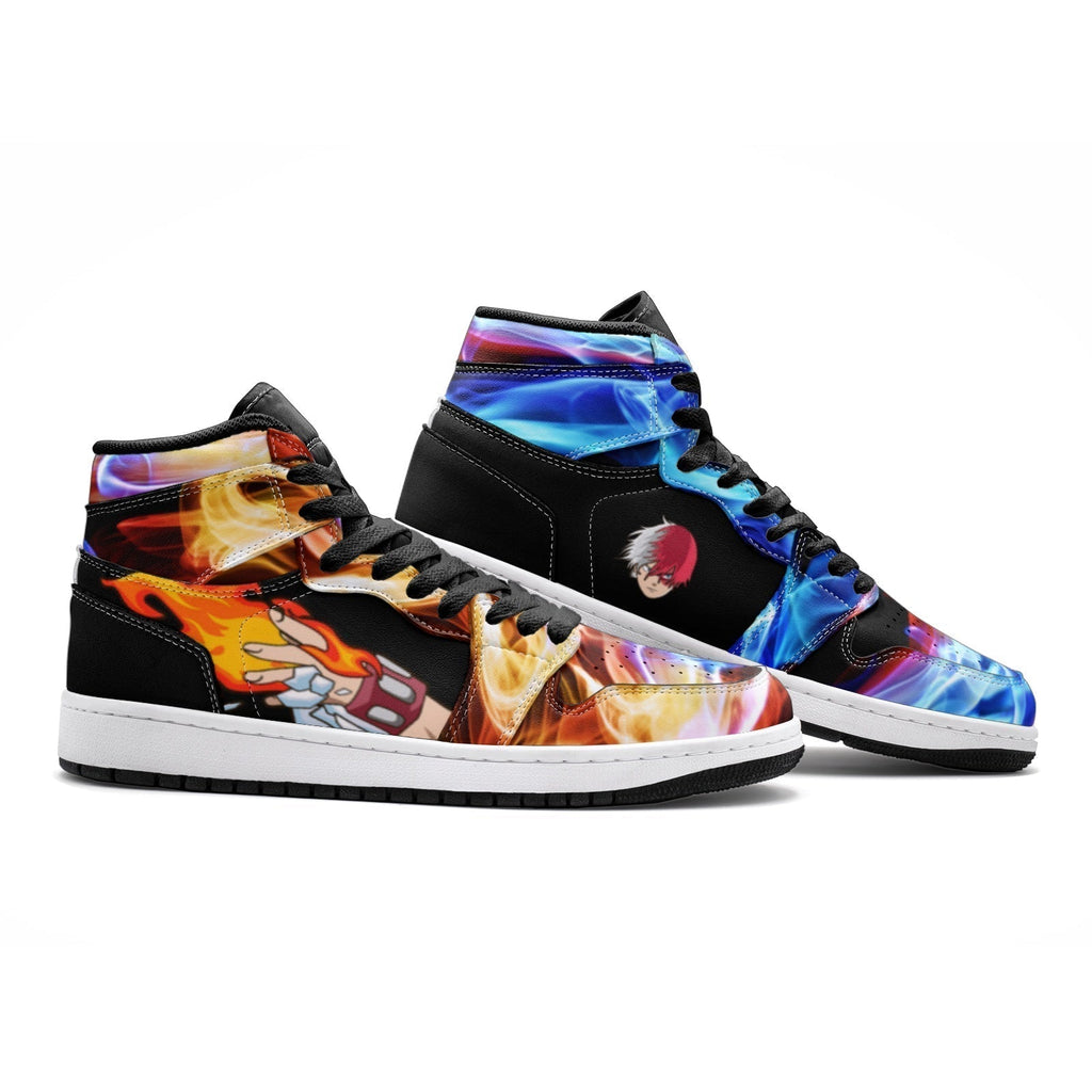 Morukai "Shoto Todoroki My Hero Academia Mid 1 Basketball Shoes