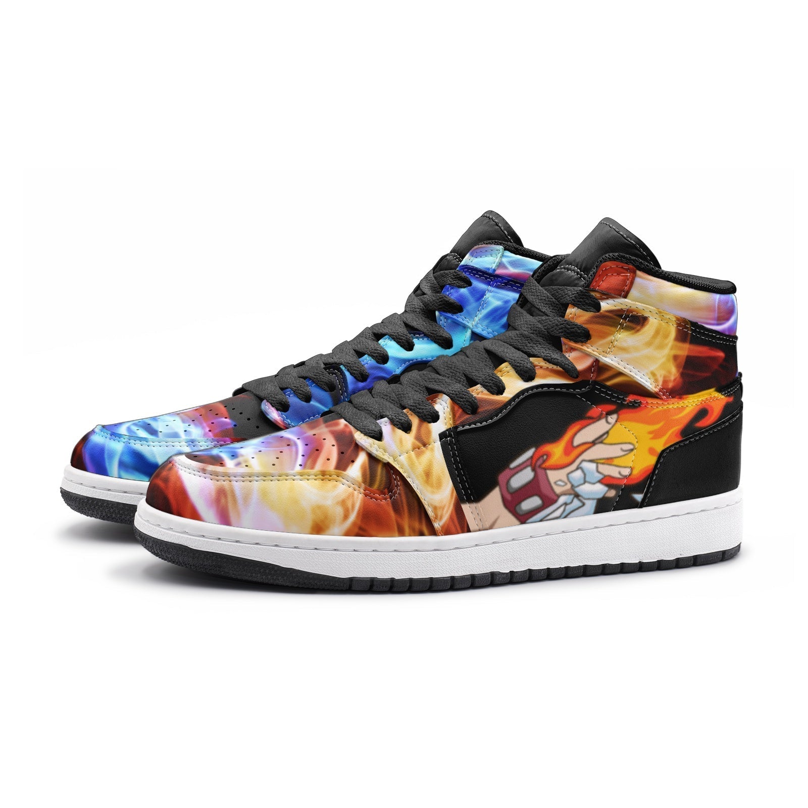 Morukai "Shoto Todoroki My Hero Academia Mid 1 Basketball Shoes