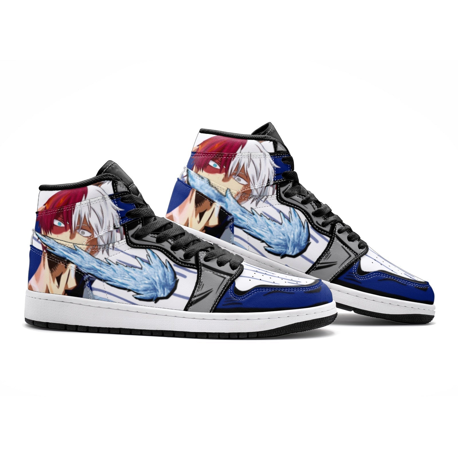 Morukai "Shoto Todoroki My Hero V3 Mid 1 Basketball Shoes