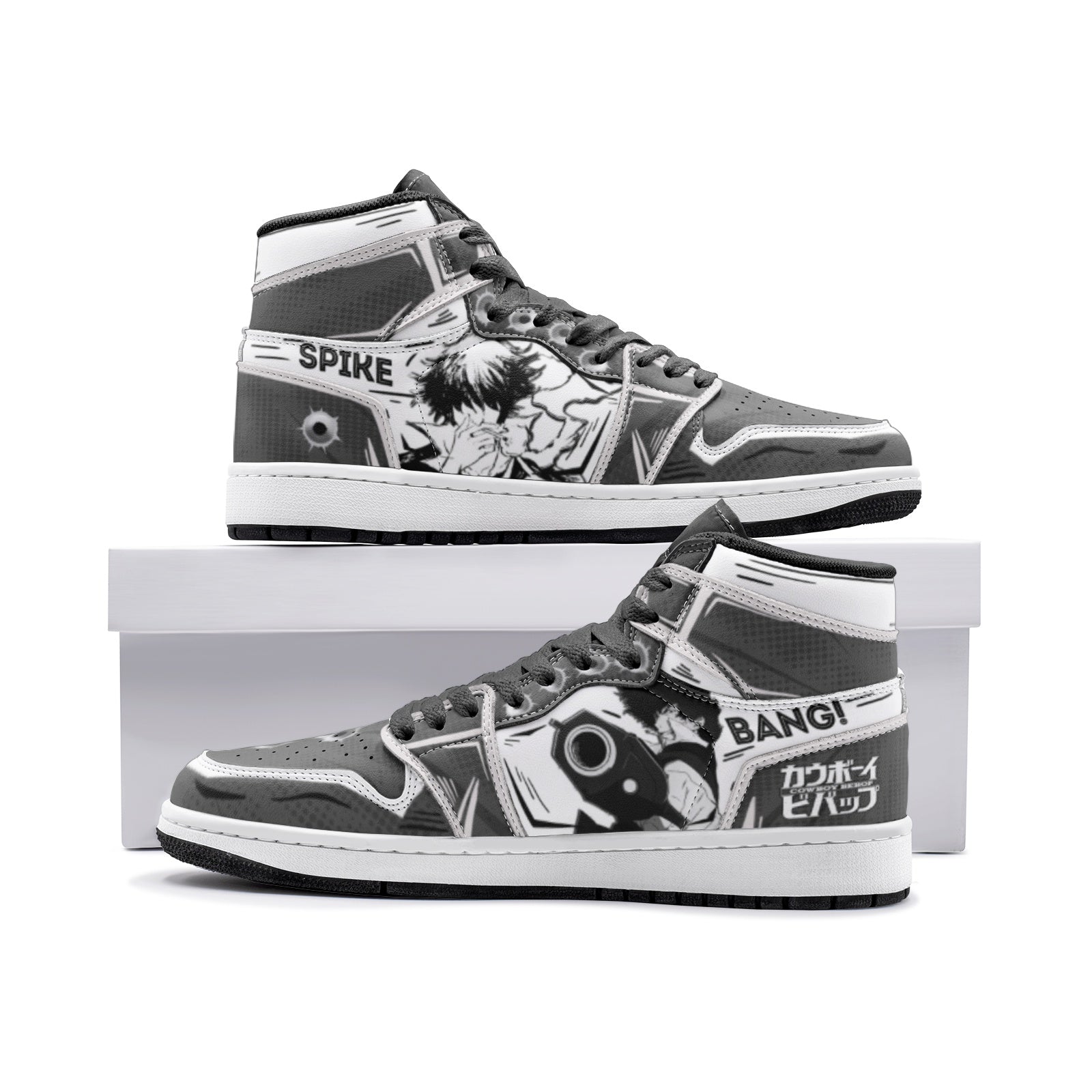 Morukai "Spike Spiegel Cowboy Bebop Mid 1 Basketball Shoes