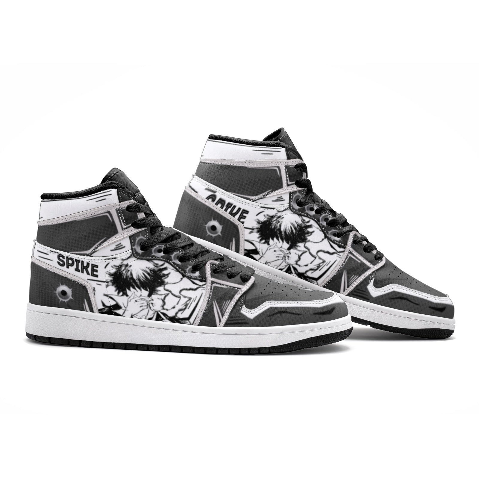 Morukai "Spike Spiegel Cowboy Bebop Mid 1 Basketball Shoes
