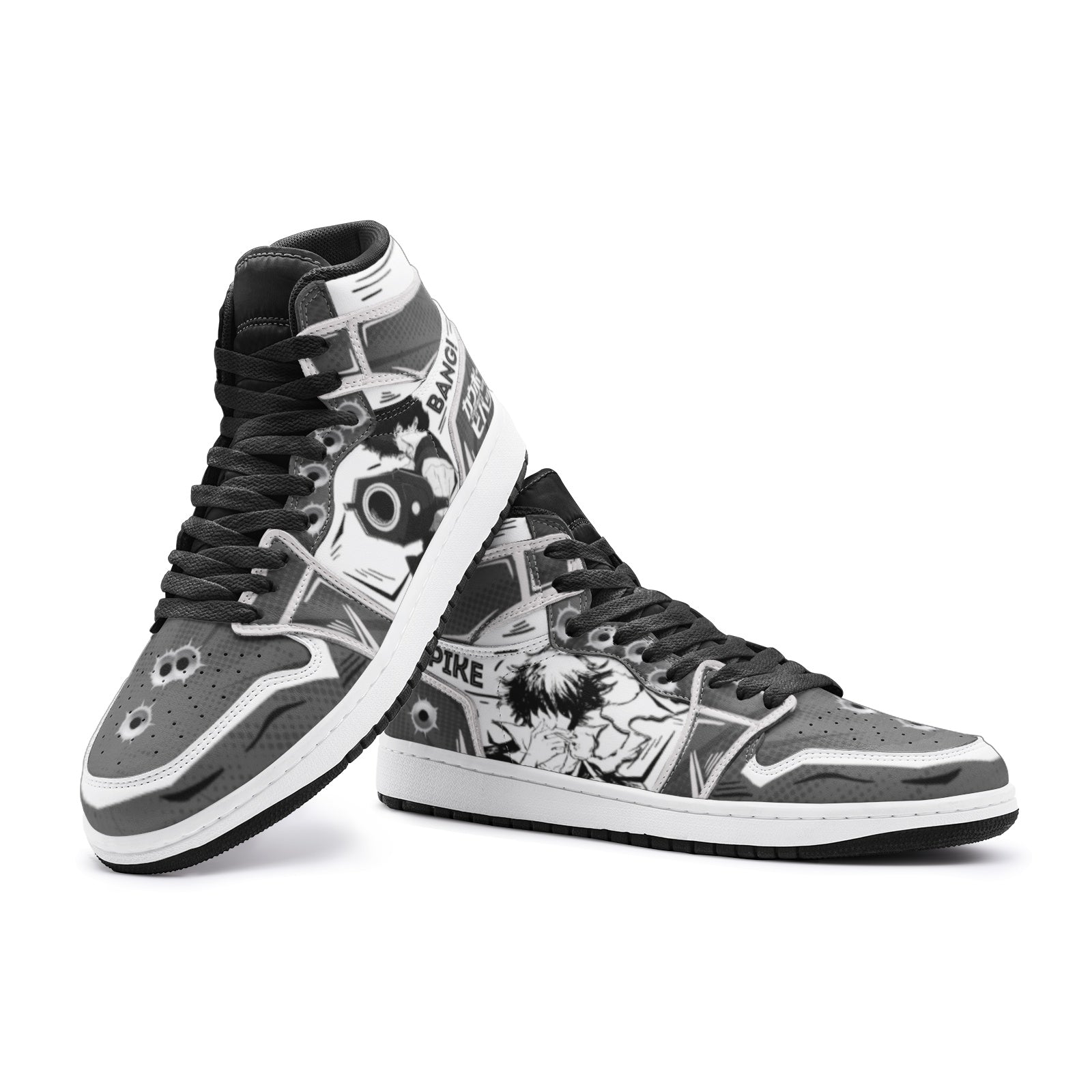 Morukai "Spike Spiegel Cowboy Bebop Mid 1 Basketball Shoes