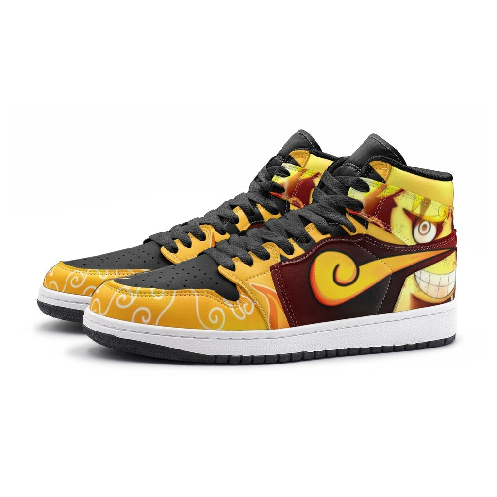 Morukai "Sun God Luffy One Piece V2 Mid 1 Basketball Shoes