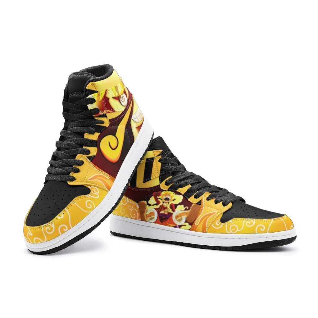 Morukai "Sun God Luffy One Piece V2 Mid 1 Basketball Shoes