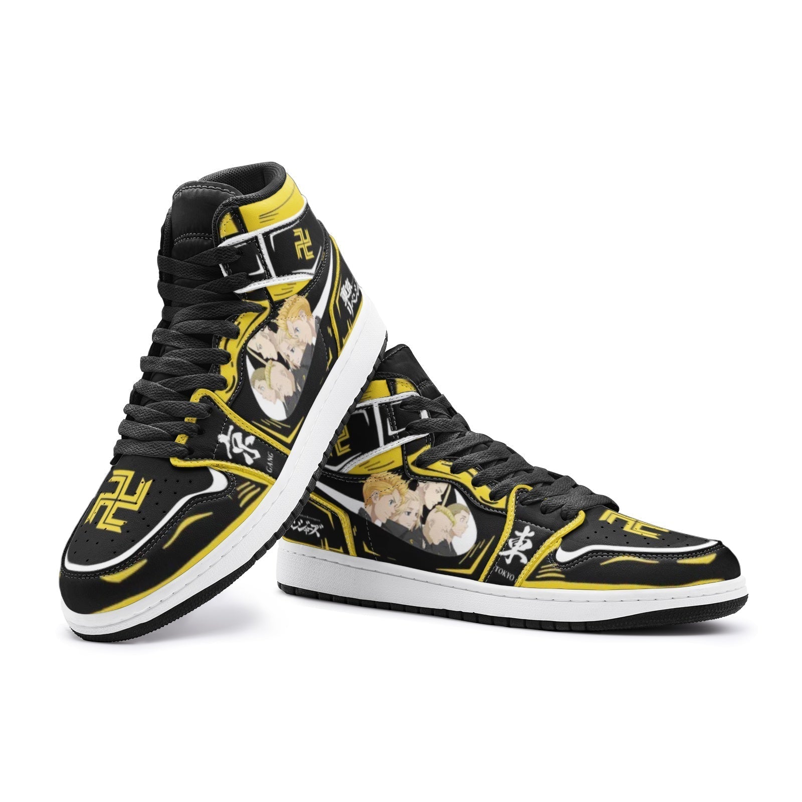 Morukai "The Tokyo Manji Gang Tokyo Revengers Mid 1 Basketball Shoes