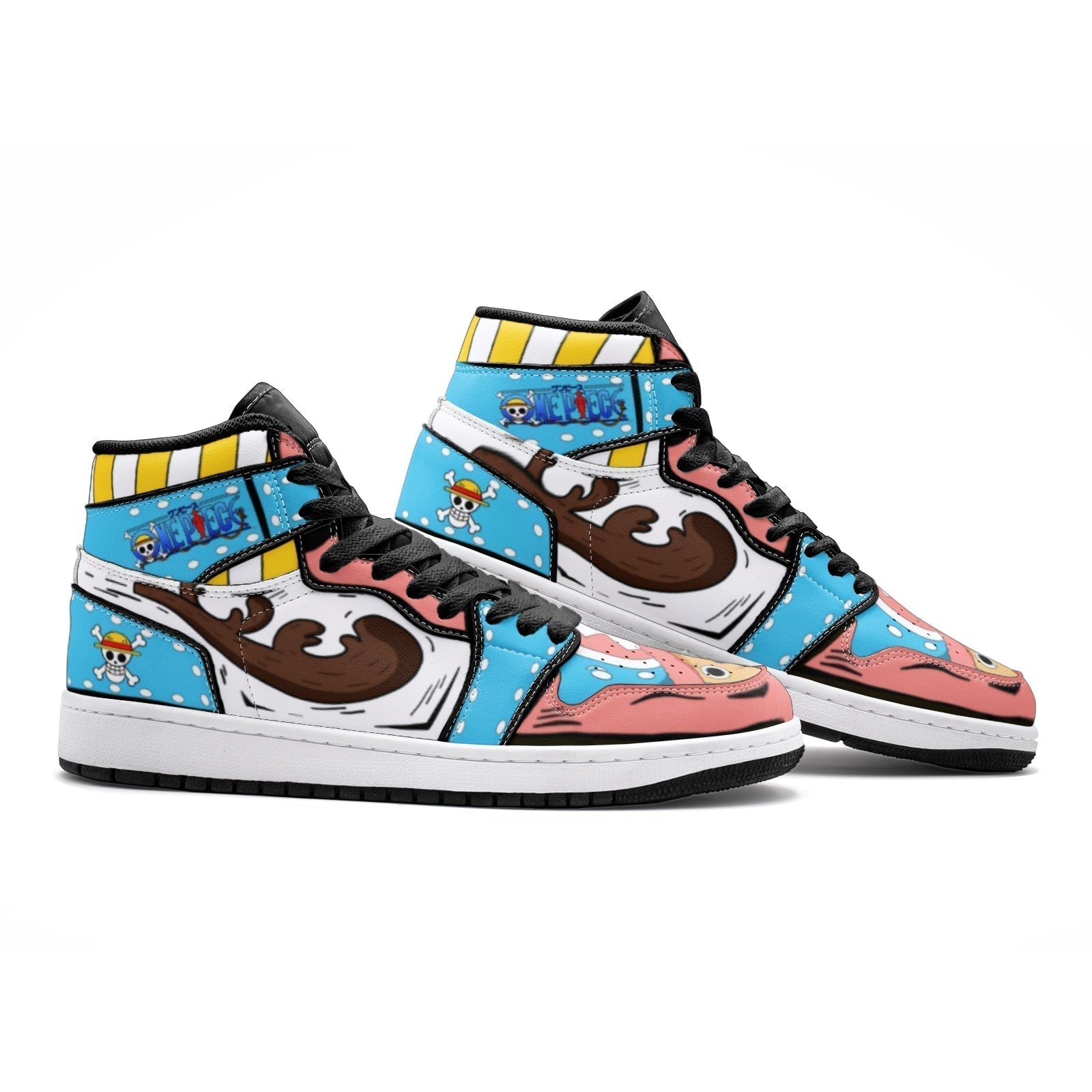 Morukai "Tony Tony Chopper One Piece Mid 1 Basketball Shoes