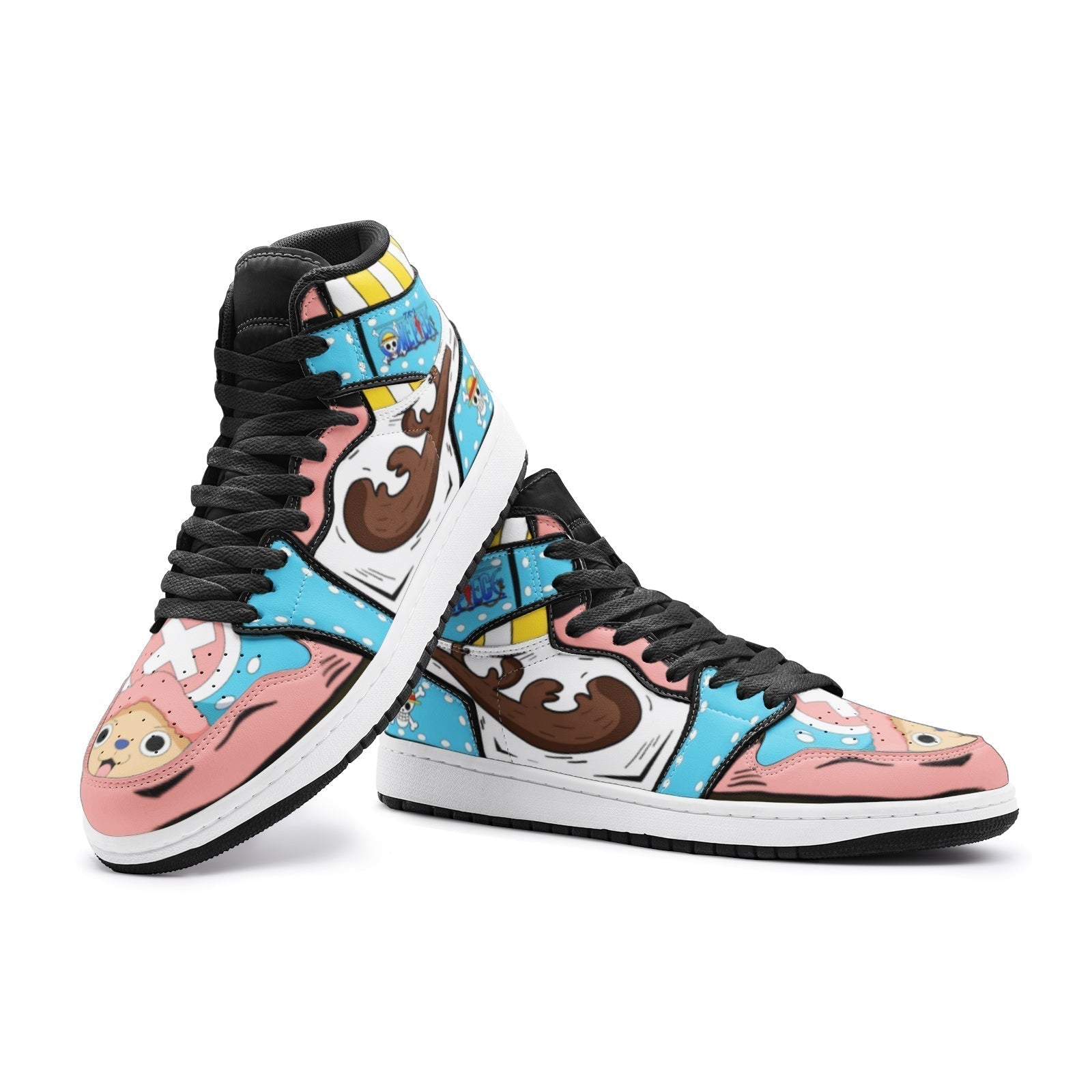 Morukai "Tony Tony Chopper One Piece Mid 1 Basketball Shoes