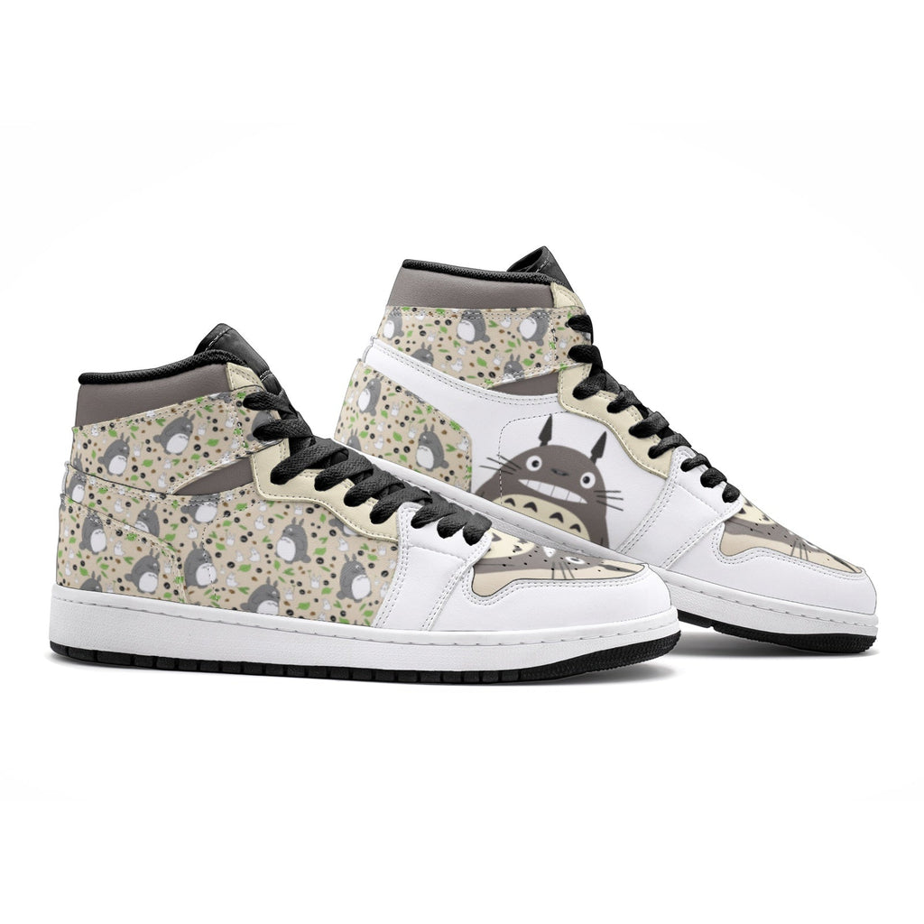 Morukai "Totoro Pattern My Neighbor Totoro Mid 1 Basketball Shoes