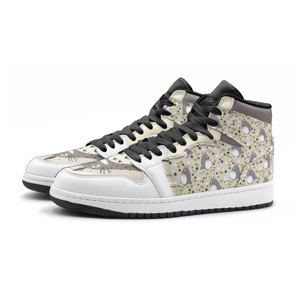 Morukai "Totoro Pattern My Neighbor Totoro Mid 1 Basketball Shoes