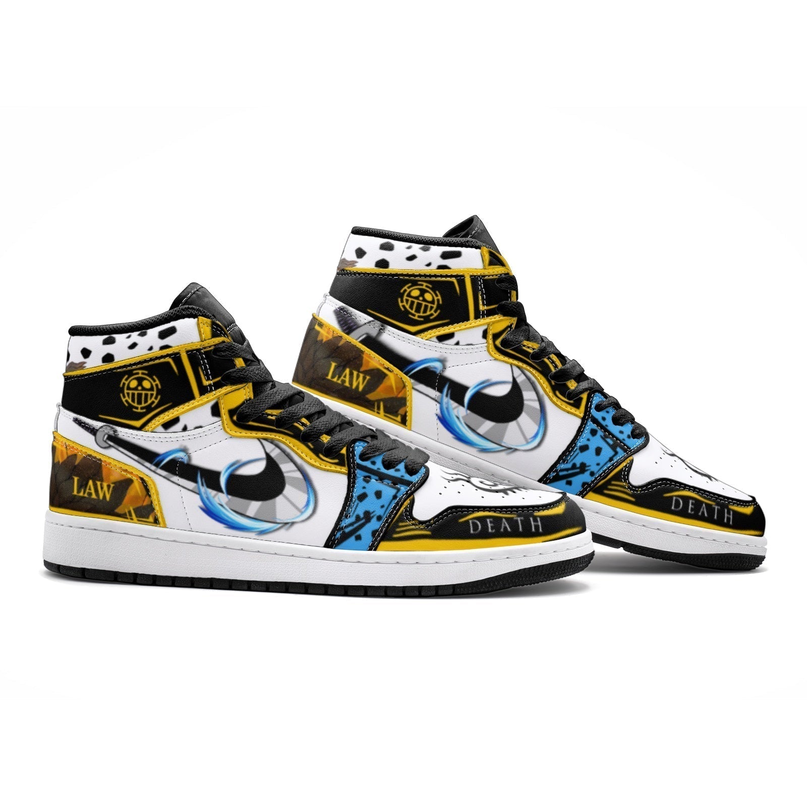 Morukai "Trafalgar Law One Piece Mid 1 Basketball Shoes
