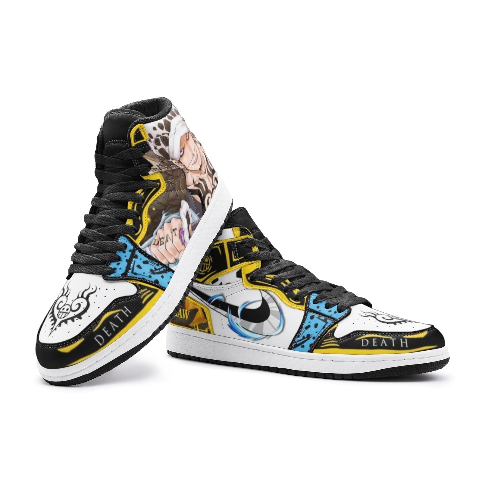 Morukai "Trafalgar Law One Piece Mid 1 Basketball Shoes