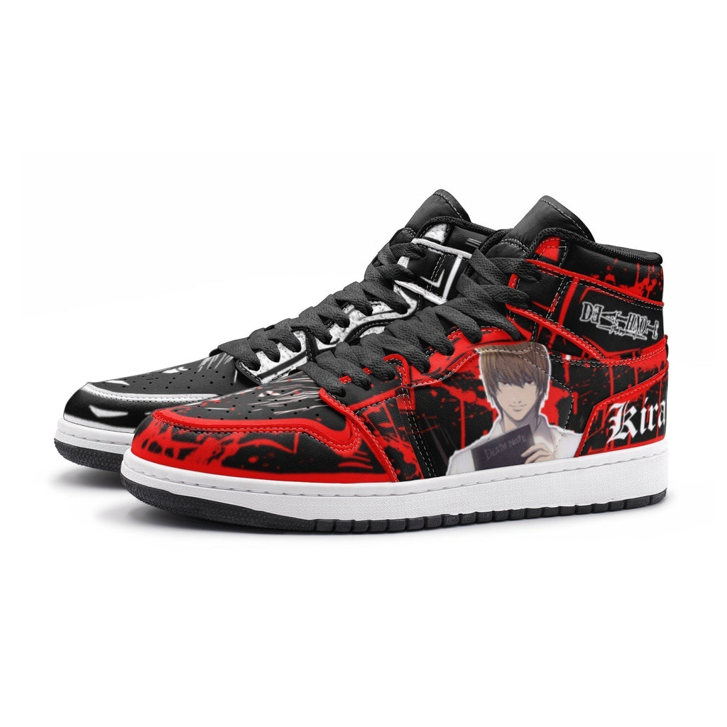 Morukai "Yagami Light Kira and L Lawliet Desu Mid 1 Basketball Shoes