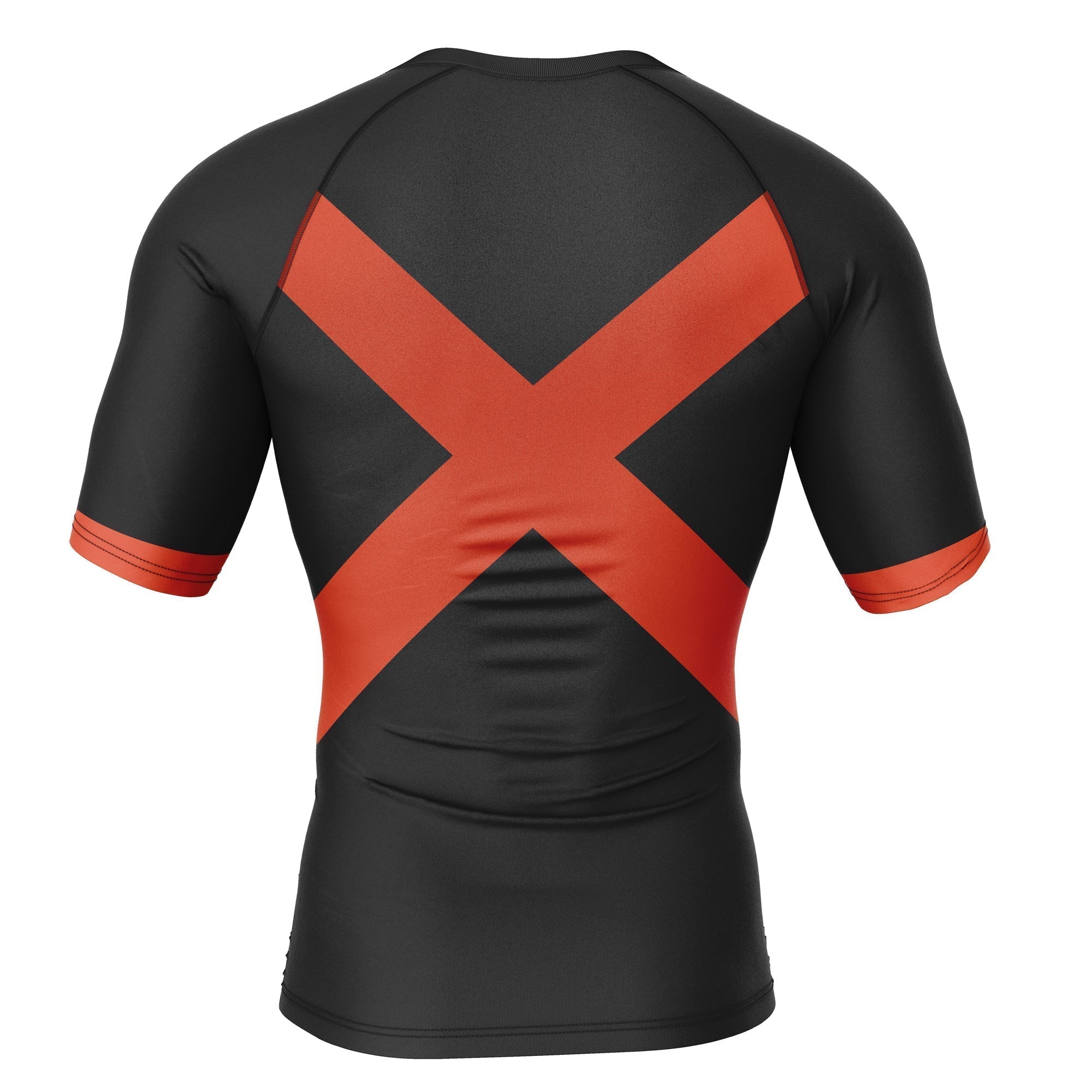 Morukai "Dynamight Bakugo" My Hero Academia Short Sleeve Rash Guard Compression Shirt