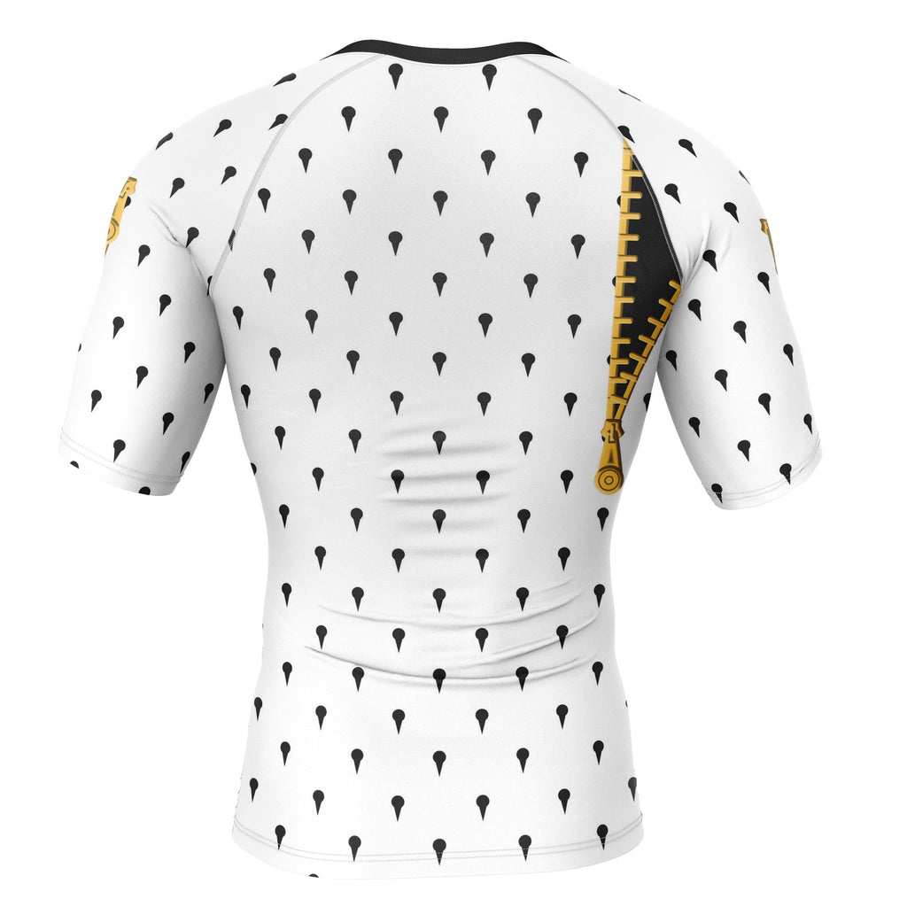Morukai "Bruno Bucciarati" Jojo's Bizarre Adventure Short Sleeve Rash Guard Compression Shirt