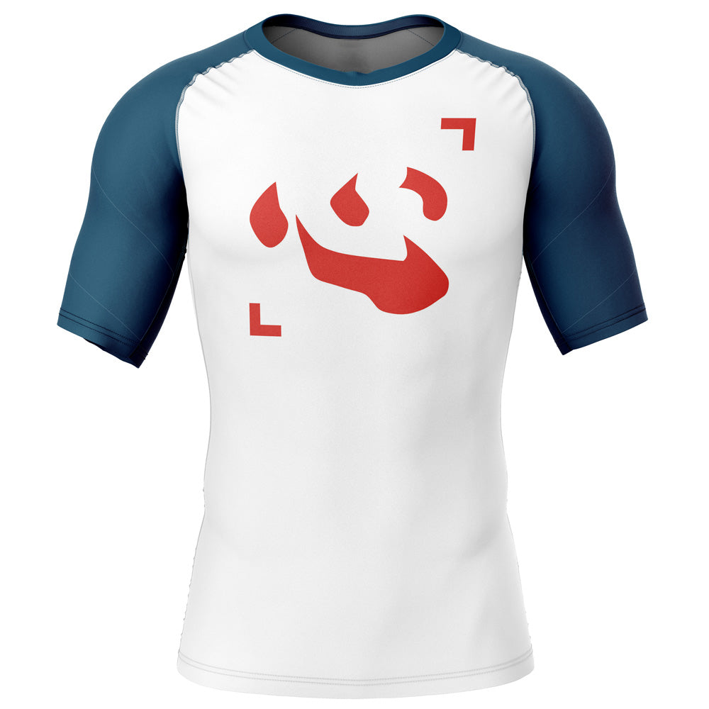 Morukai "Chairman Netero Hunter x Hunter Short Sleeve Rash Guard Compression Shirt
