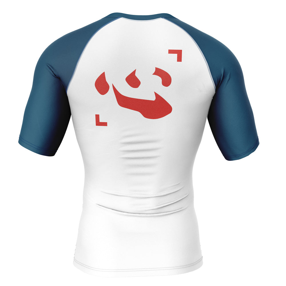 Morukai "Chairman Netero Hunter x Hunter Short Sleeve Rash Guard Compression Shirt