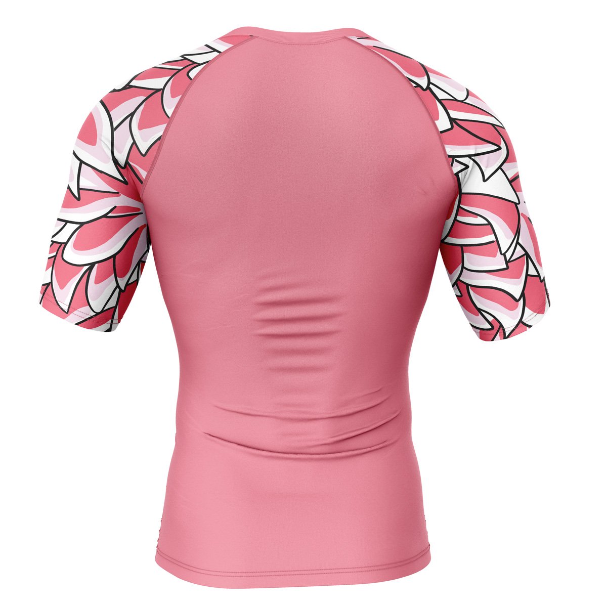 Morukai "Doflamingo One Piece Short Sleeve Rash Guard Compression Shirt