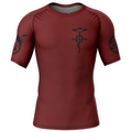 Morukai "Edward Elric" Fullmetal Alchemist Short Sleeve Rash Guard Compression Shirt