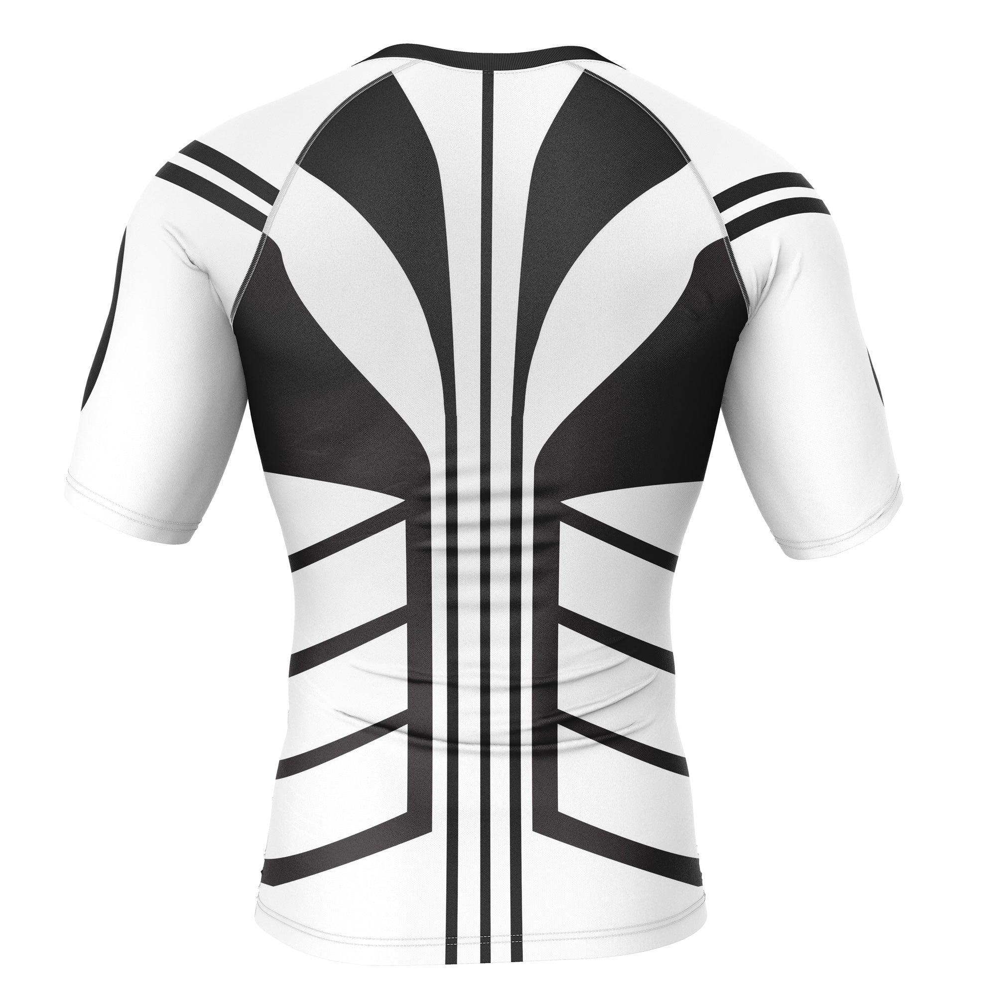 Morukai "Fullbring Ichigo Bleach Short Sleeve Rash Guard Compression Shirt