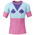 Morukai "Hisoka Morow" Hunter X Hunter Short Sleeve Rash Guard Compression Shirt
