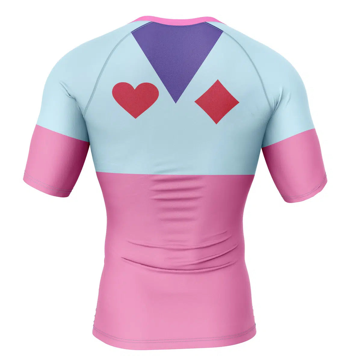Morukai "Hisoka Morow" Hunter X Hunter Short Sleeve Rash Guard Compression Shirt