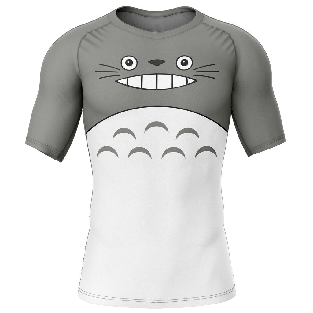 Morukai "My Neighbor Totoro Short Sleeve Rash Guard Compression Shirt