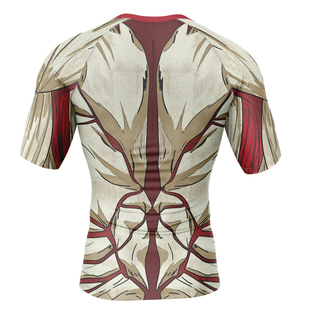 Morukai "Reiner Braun Armored Attack on Titan Short Sleeve Rash Guard Compression Shirt