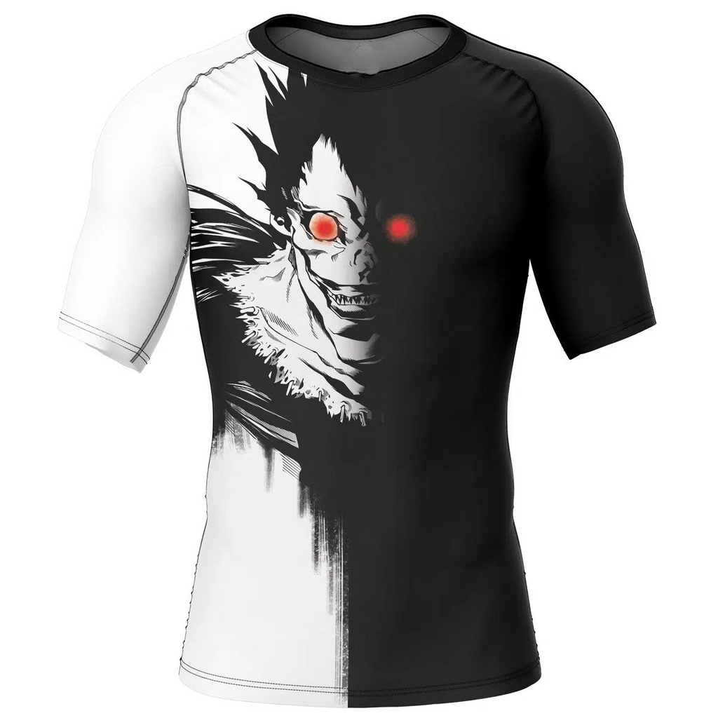 Morukai "Ryuk" Death Note Short Sleeve Rash Guard Compression Shirt