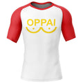 Morukai "Saitama Oppai" One Punch Man Short Sleeve Rash Guard Compression Shirt
