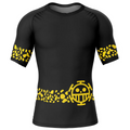 Morukai "Trafalgar Punk Hazard One Piece Short Sleeve Rash Guard Compression Shirt