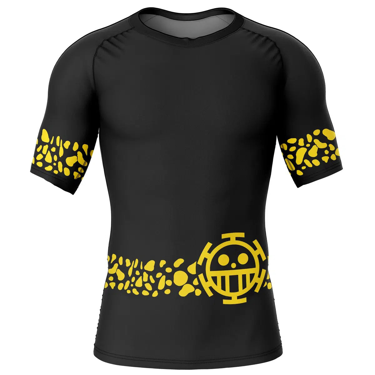 Morukai "Trafalgar Punk Hazard One Piece Short Sleeve Rash Guard Compression Shirt