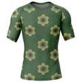 Morukai "Roronoa Zoro Wano" One Piece Short Sleeve Rash Guard Compression Shirt