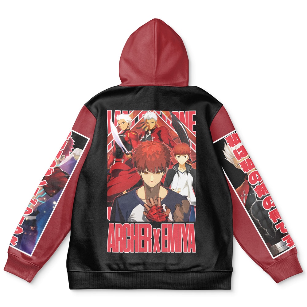 Morukai "Archer x Emiya Fate Stay Night Unlimited Blade Works Streetwear Hoodie