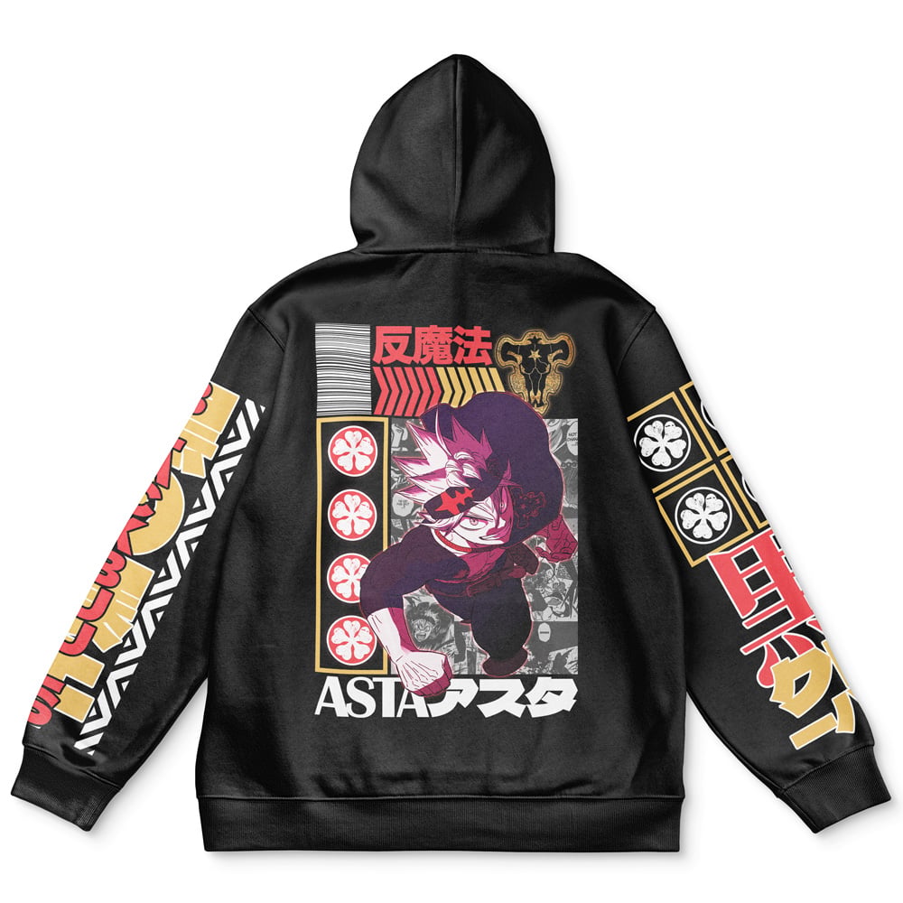 Morukai "Asta V2 Black Clover Streetwear Hoodie