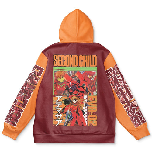 Morukai "Asuka Langley Sohryu x Eva 02 Neon Genesis Evangelion Streetwear Hoodie