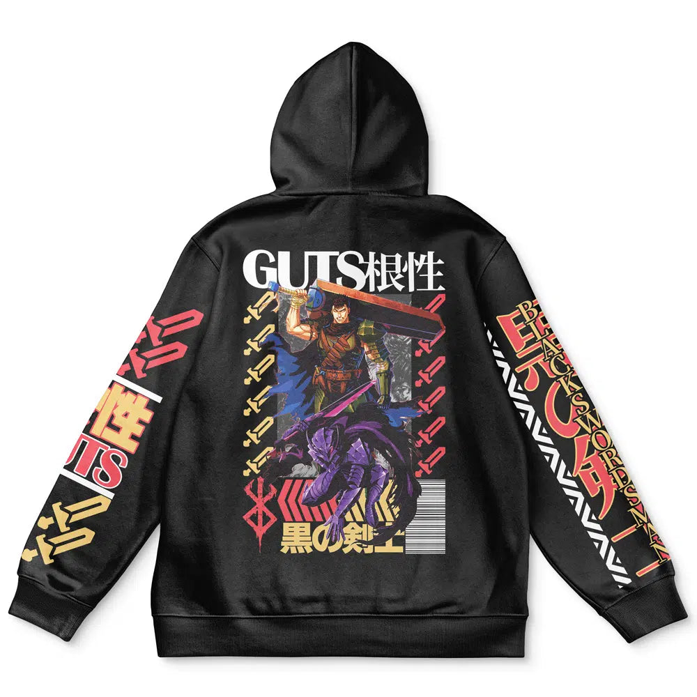 Morukai "Guts Black Swordsman" Berserk Streetwear Hoodie