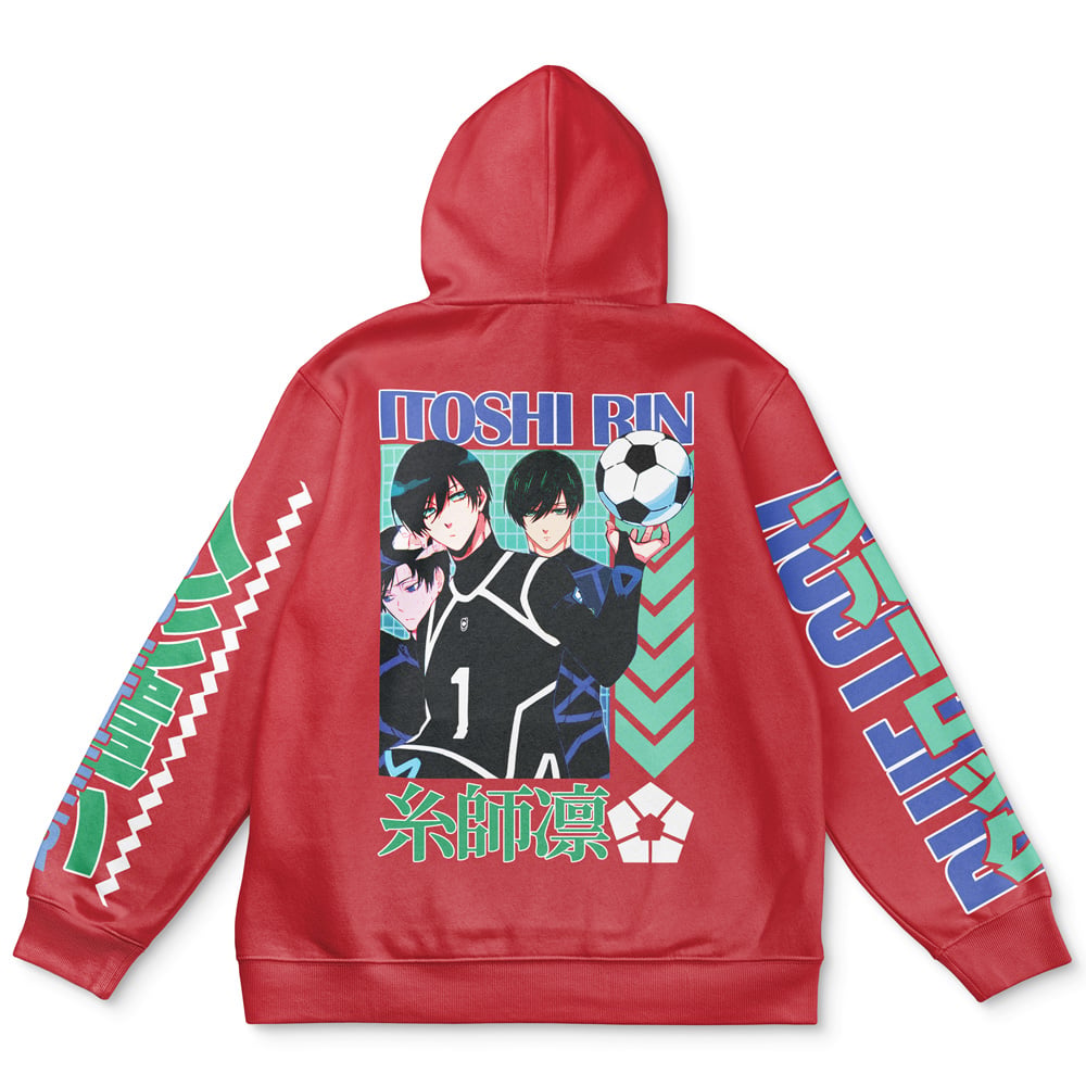 Morukai "Rin Itoshi" Blue Lock Streetwear Hoodie