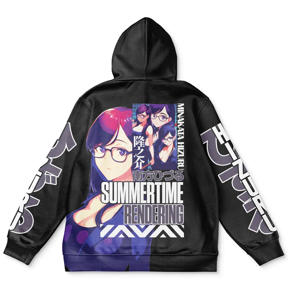 Morukai "Minakata Hizuru Summer Time Rendering Streetwear Hoodie