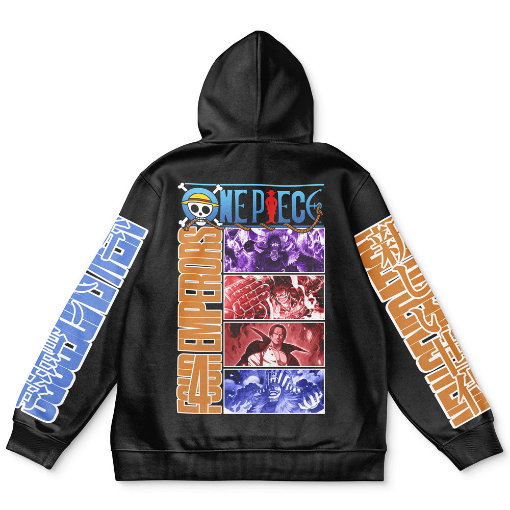 Morukai "Four Emperors" One Piece Streetwear Hoodie
