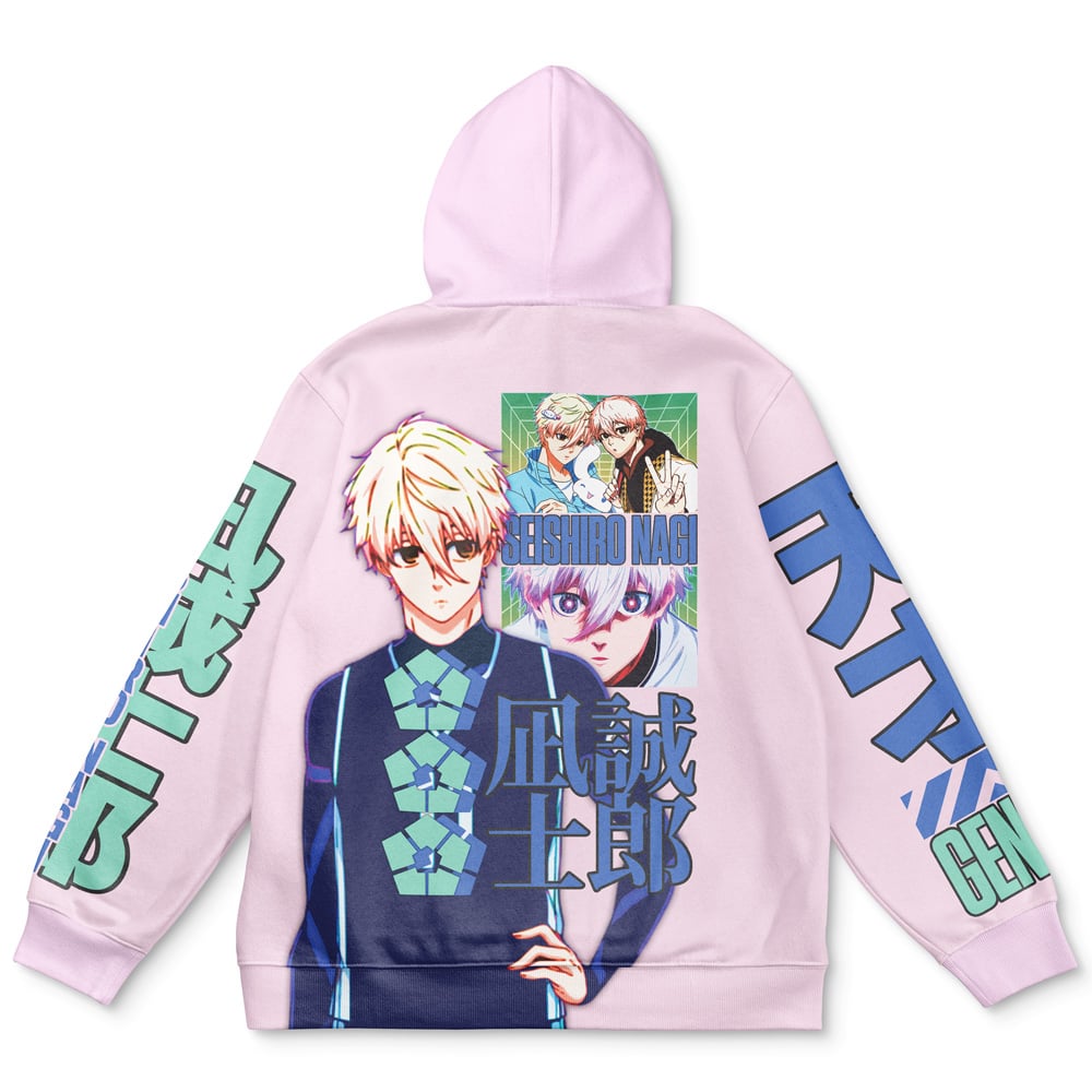 Morukai "Seishiro Nagi" Blue Lock Streetwear Hoodie