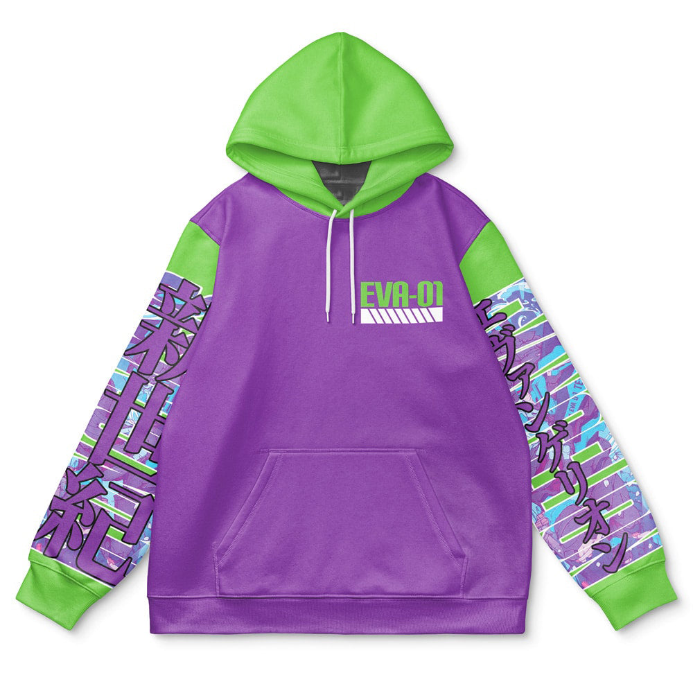 Morukai "Shinji Ikari x Eva 01 Neon Genesis Evangelion Streetwear Hoodie