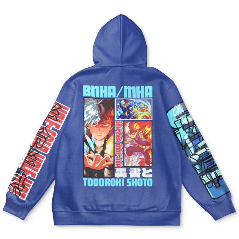 Morukai "Shoto Todoroki" My Hero Academia Streetwear Hoodie